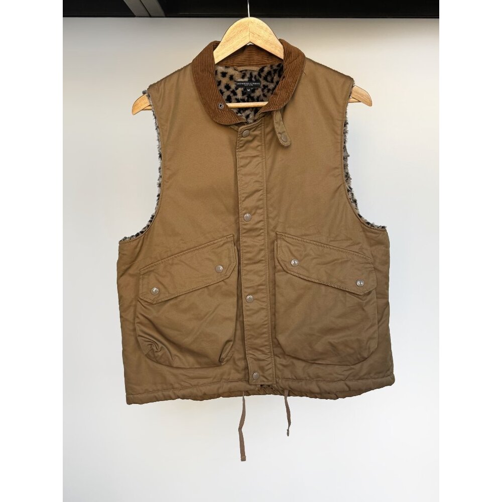 Engineered Garments - Field Twill Vest (Leopard Lining)